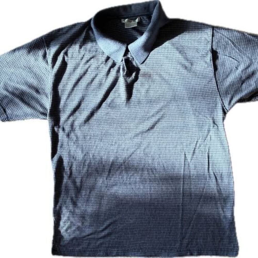 Geoffrey Beene Polo Shirt - 2XL - Houndstooth Pattern